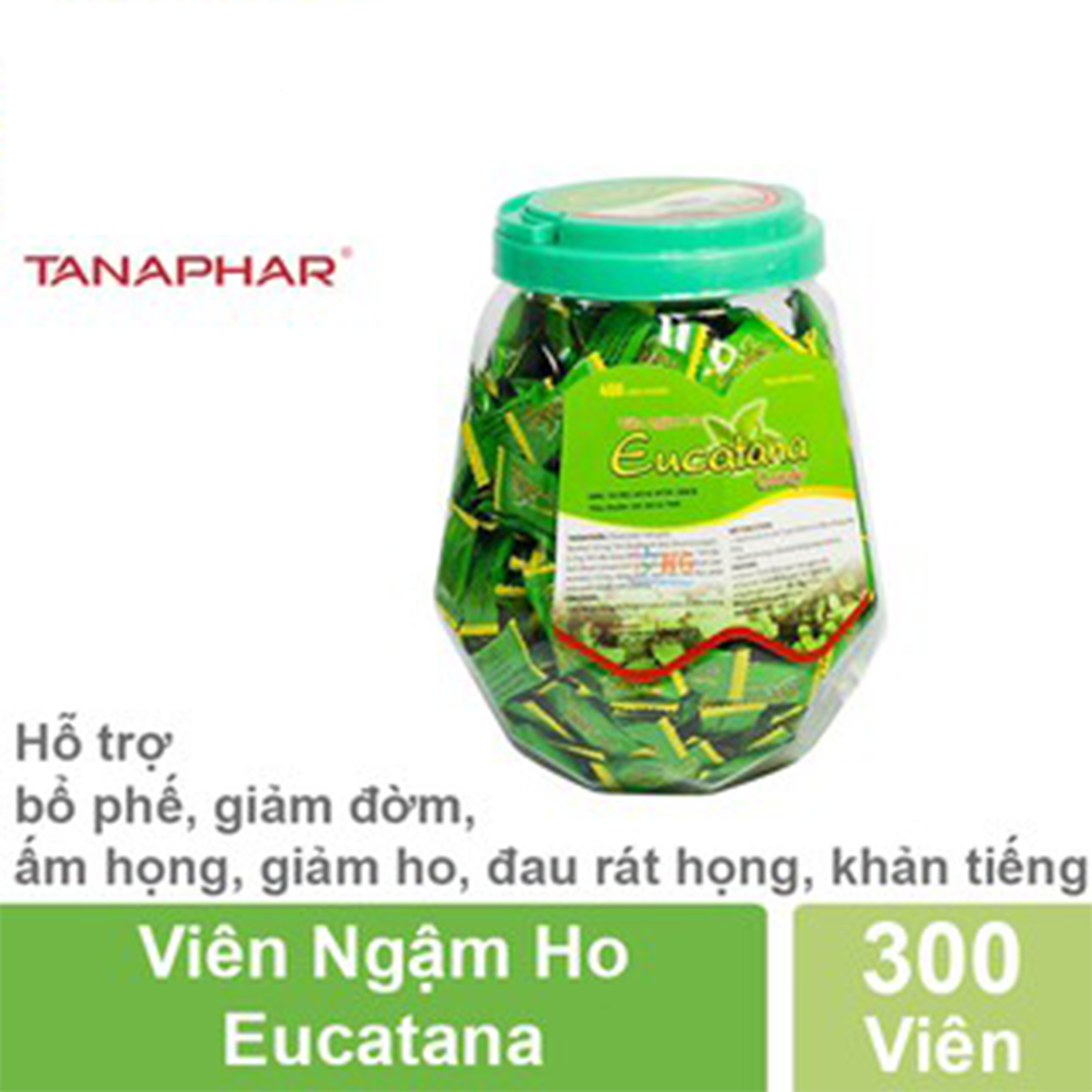 Kẹo ngậm ho Eucatana - Hỗ trợ bổ phế, giảm đờm, giảm ho