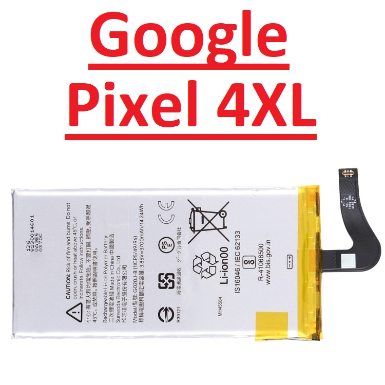 Pin zin chính hãng google pixel 4 xl mã g013j-b dung lượng 3700mah battery linh kiện thay thế