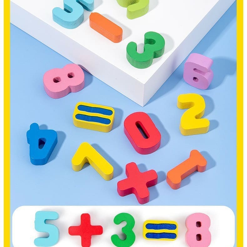 Bộ Bảng Số Thông Minh Cho Bé.Bộ Đồ Chơi Câu Cá Và Ghép Số Học Đếm 63 Chi Tiết Cho Bé