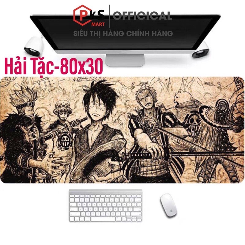 Lót chuột cỡ lớn, pad chuột 800 * 300 * 2mm in 3D đa dạng hình, may viền chắc chắn, được chọn hình - PKSMART - PHỤ KIỆN SỐ 9999