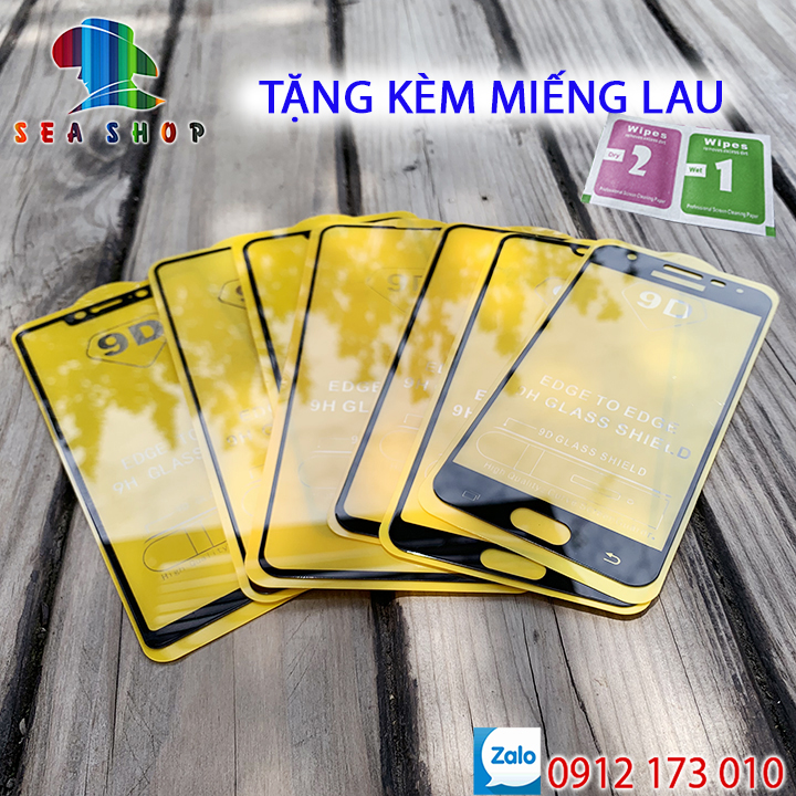 Kính cường lực Samsung Galaxy M full màn hình 9D cho tất cả các dòng máy / Kính cường lực Samsung: M10, M20, M30, M50, M70, M80...  tràn màn hình - Seashop