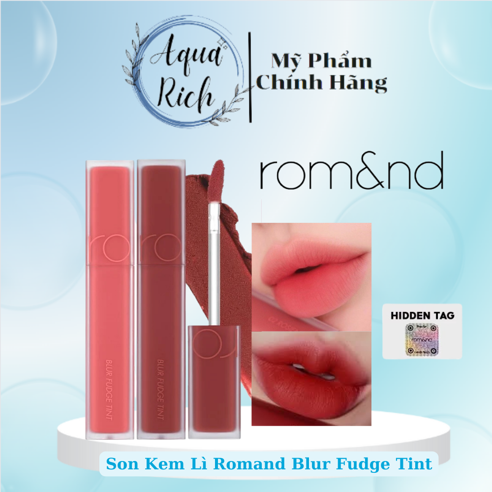  Son Kem Siêu Lì Romand Blur Fudge Tint - Dewyful Water Tint   01 - 02 - 03 - 07 - 08 - 11 - 16  