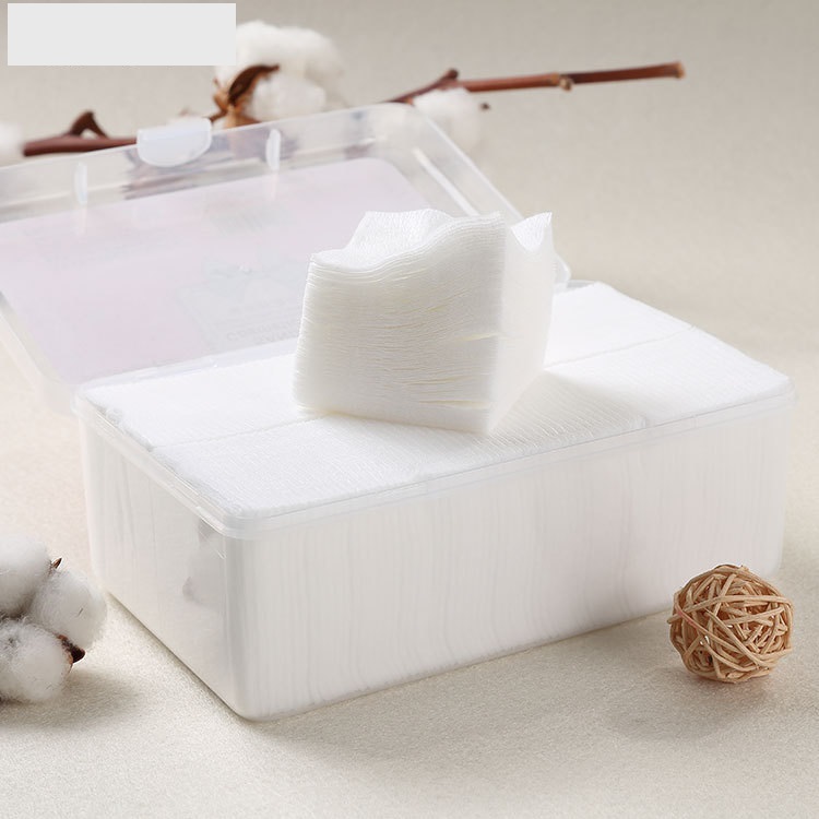 KHĂN GIẤY TẨY TRANG BÔNG TẨY TRANG LAMEILA Hộp nhựa 1000 miếng