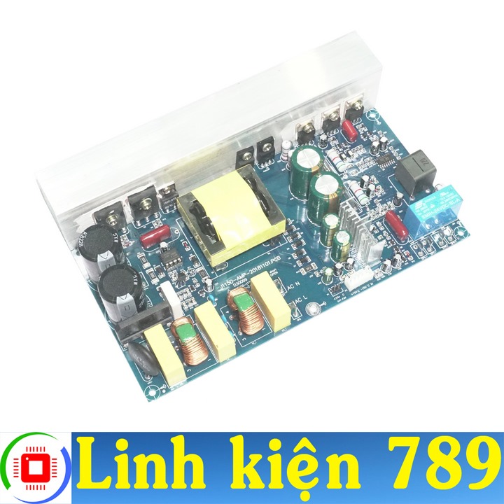 Mạch công suất class d 1000w mono kèm nguồn - linh kiện 789
