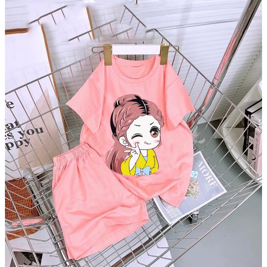 Bộ đồ bé gái-mẫu DUI04 đáng yêu chất vải 4 chiều từ 7kg đến 25kg-HOANG NAM KIDS - 8