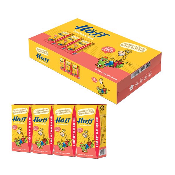 Thức Uống Dinh Dưỡng HOFF Lactobacillus (1 thùng - 48 hộp)