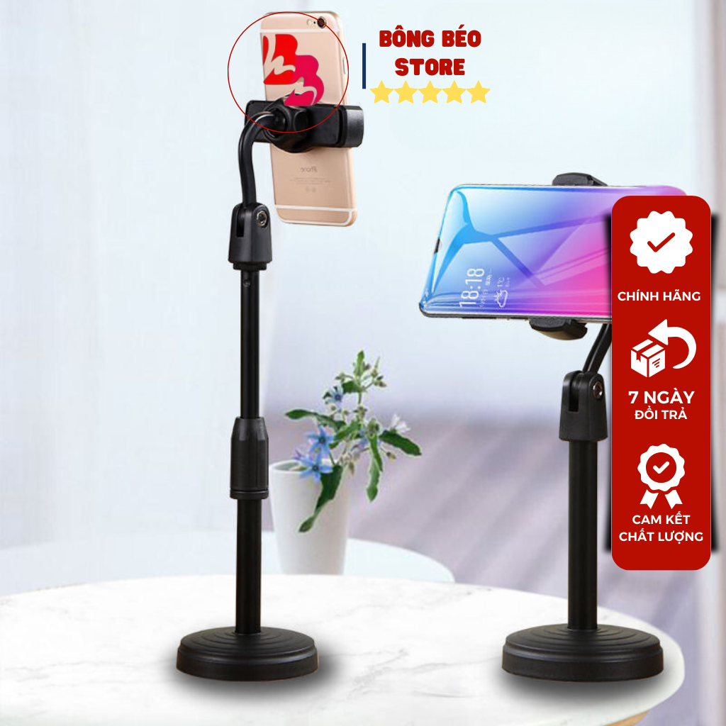 Giá Đỡ Điện Thoại livestream P7 xem video Ổn Định Xoay 360 Độ dùng để Quay Phim Ghi Hình Đa Dụng