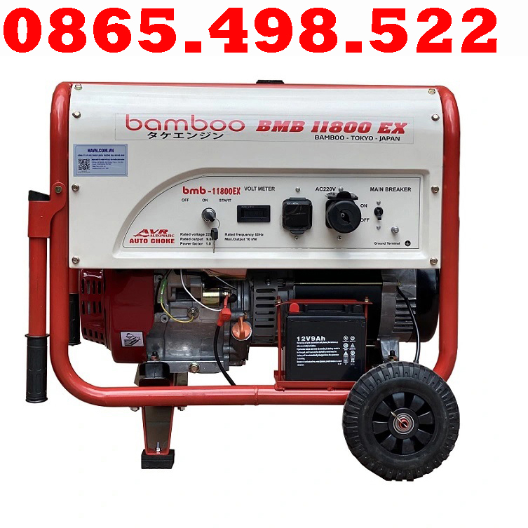 Máy phát điện chạy xăng 10kw bamboo 11800ex