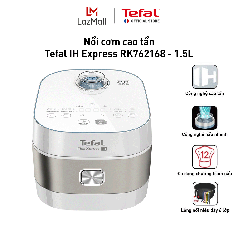Nồi cơm cao tần Tefal IH Express RK762168 - 1.5L