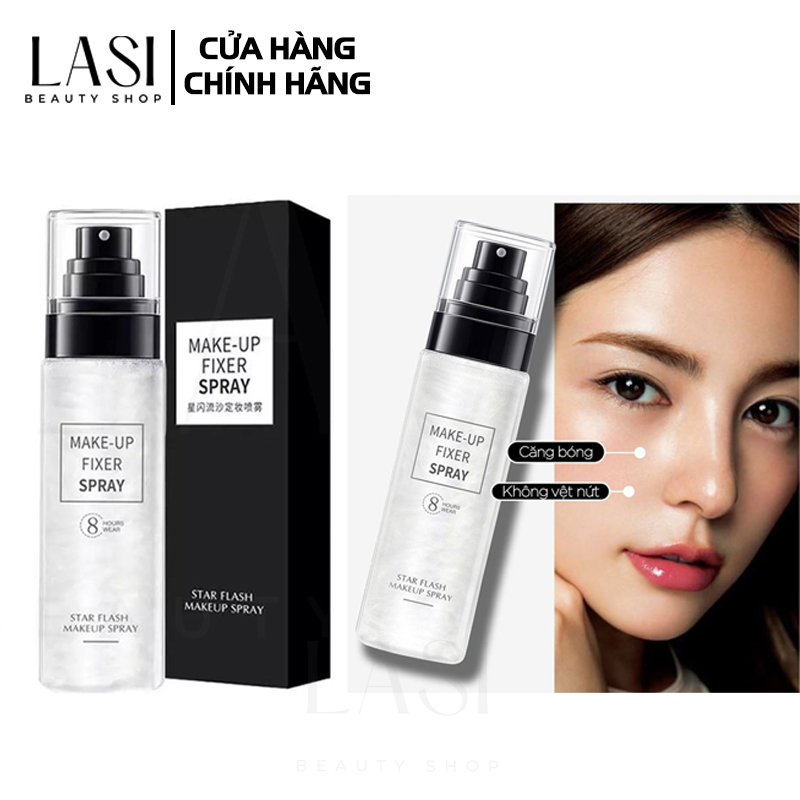 Xịt khoá makeup makeup fixer spray 💝 xịt giữ nền trang điểm trên 8h 💝 bật sáng căn bóng lớp makeup