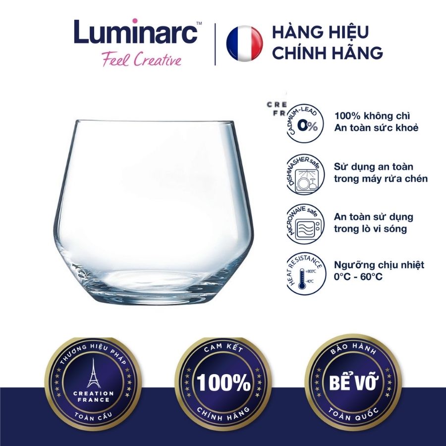 Bộ 6 ly thấp thủy tinh luminarc val surloire 360ml - luvap5357