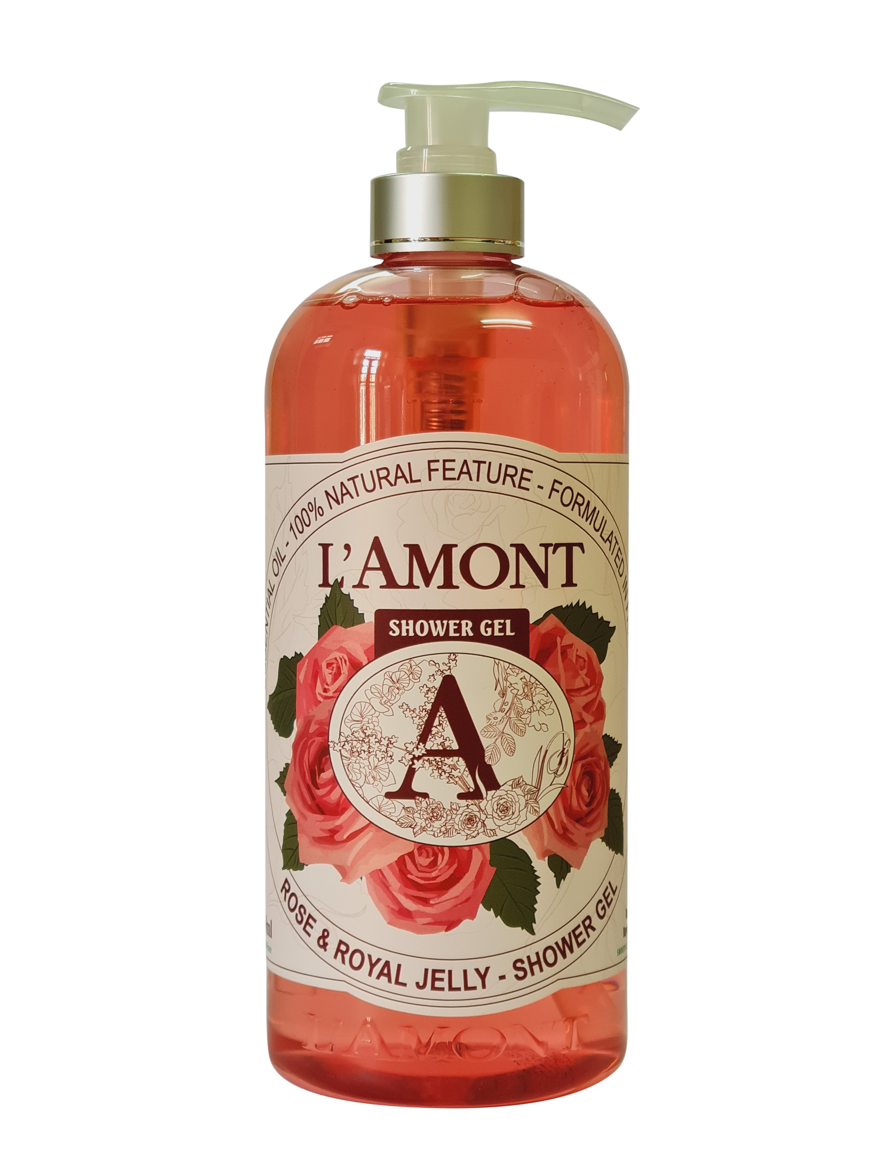 Sữa tắm Rose 1000ml - Thương hiệu L'amont En Provence