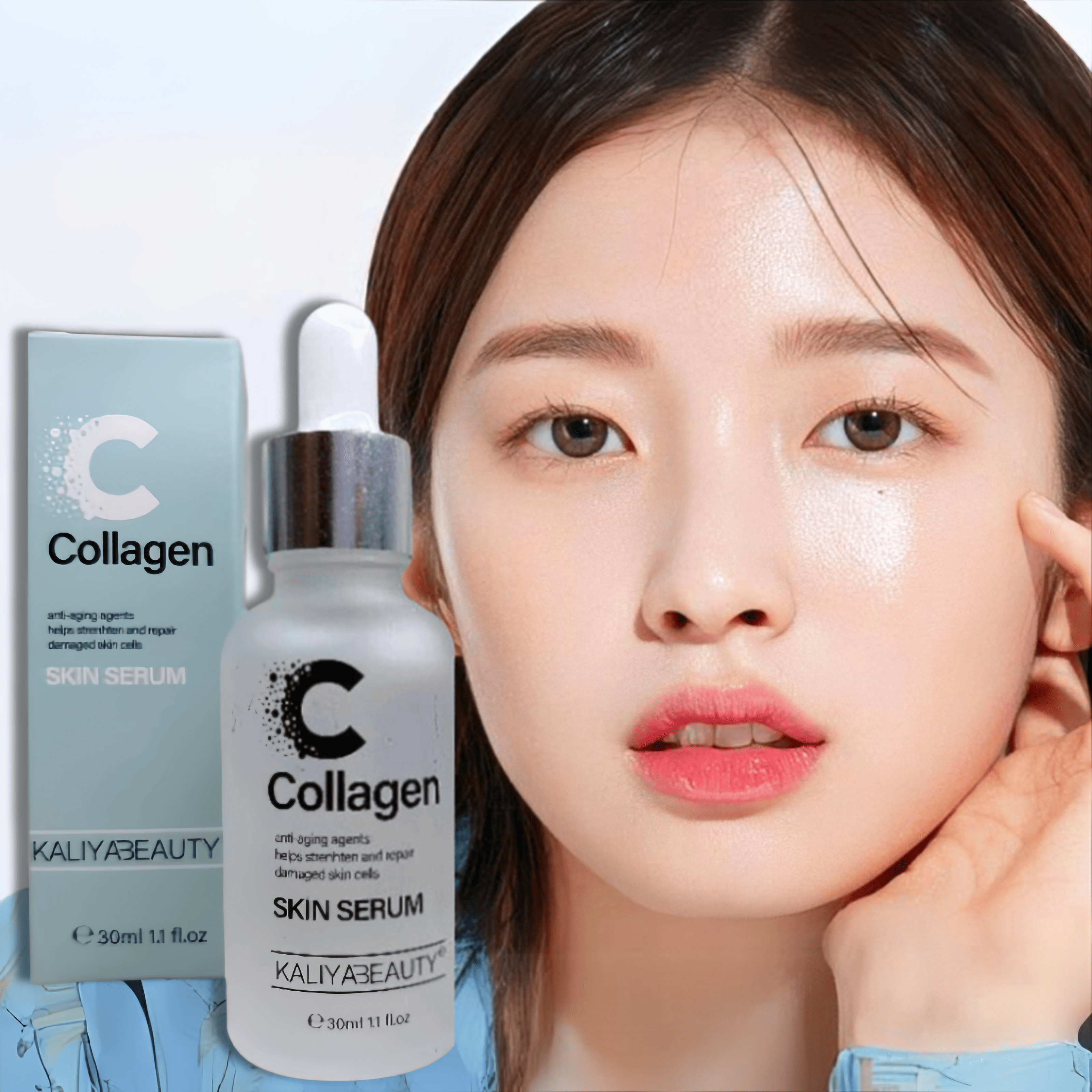 Tinh chất collagen face serum kaliyabeauty làm sáng và trắng da, dưỡng ẩm, chống lão hoá, làm săn chắc và đều màu da