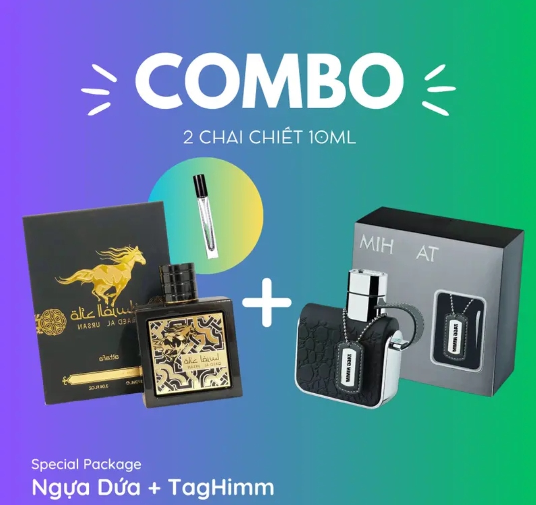 Nước hoa Dubai Tag - Him và Ngựa dứa