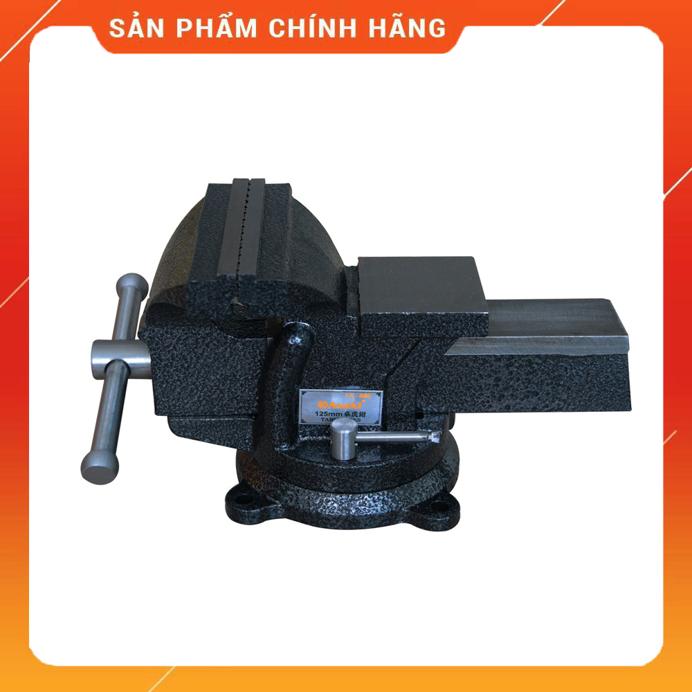 Ê tô bàn nguội xoay 360 độ Asaki AK-668 5 inch độ mở 125mm