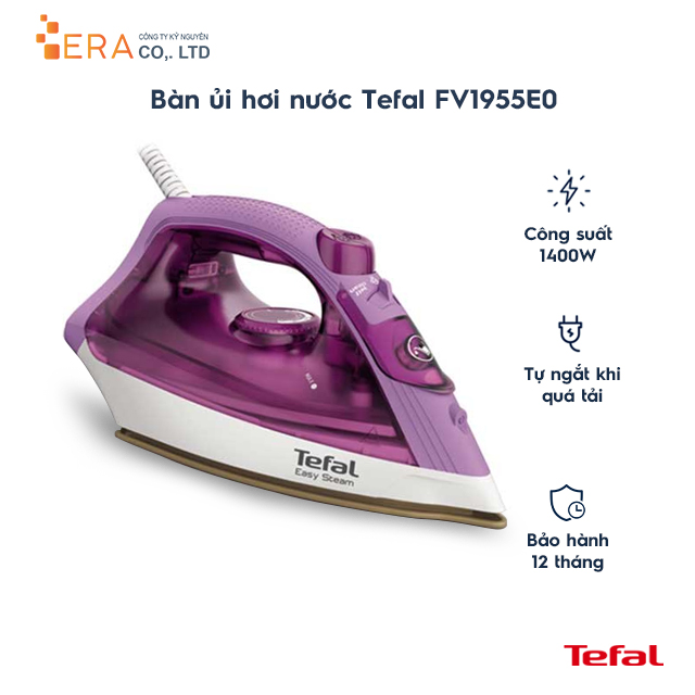 Bàn ủi hơi nước tefal fv1955e0