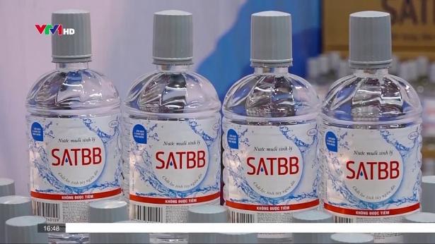 Thùng 21 chai nước muối sinh lý SATBB 550ml