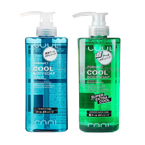 Sữa tắm cho nam cool body soap pharmaact nhật bản 600ml hương bạc hà mát lạnh