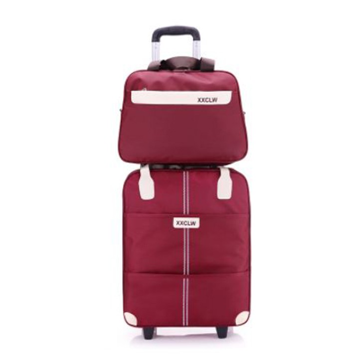 Túi du lịch tay kéo 18inch tặng túi xách nhỏ