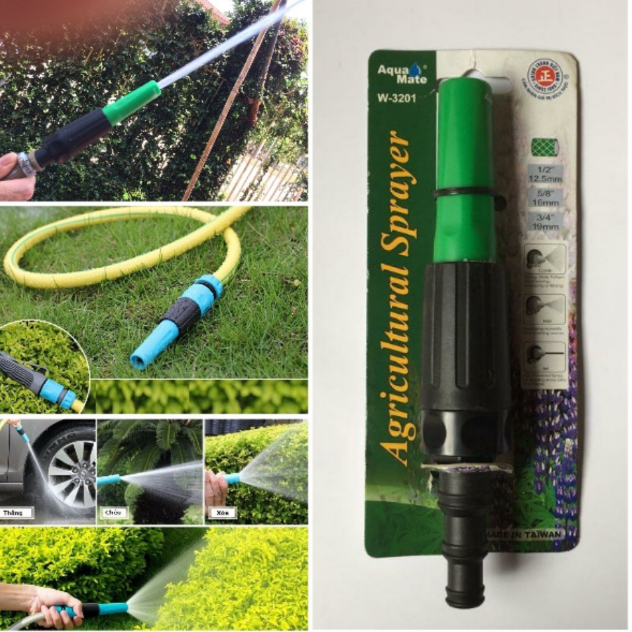 VÒI TƯỚI CÂY ĐA NĂNG 7 TRONG  1 ĐIỀU CHỈNH MỌI CHẾ ĐỘ - TƯỚI RAU - RỬA XE- XỊT NHÀ Ở