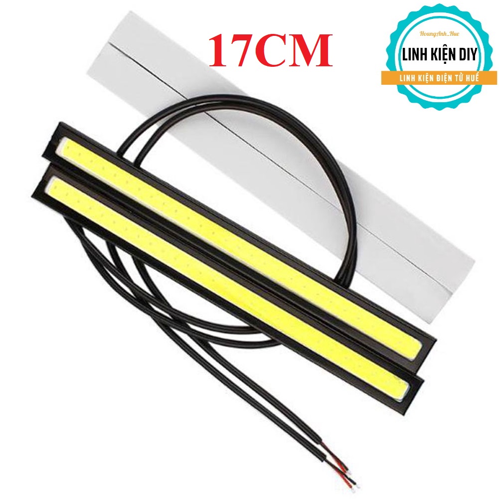 Đèn led 12v siêu sáng 17cm chống nước