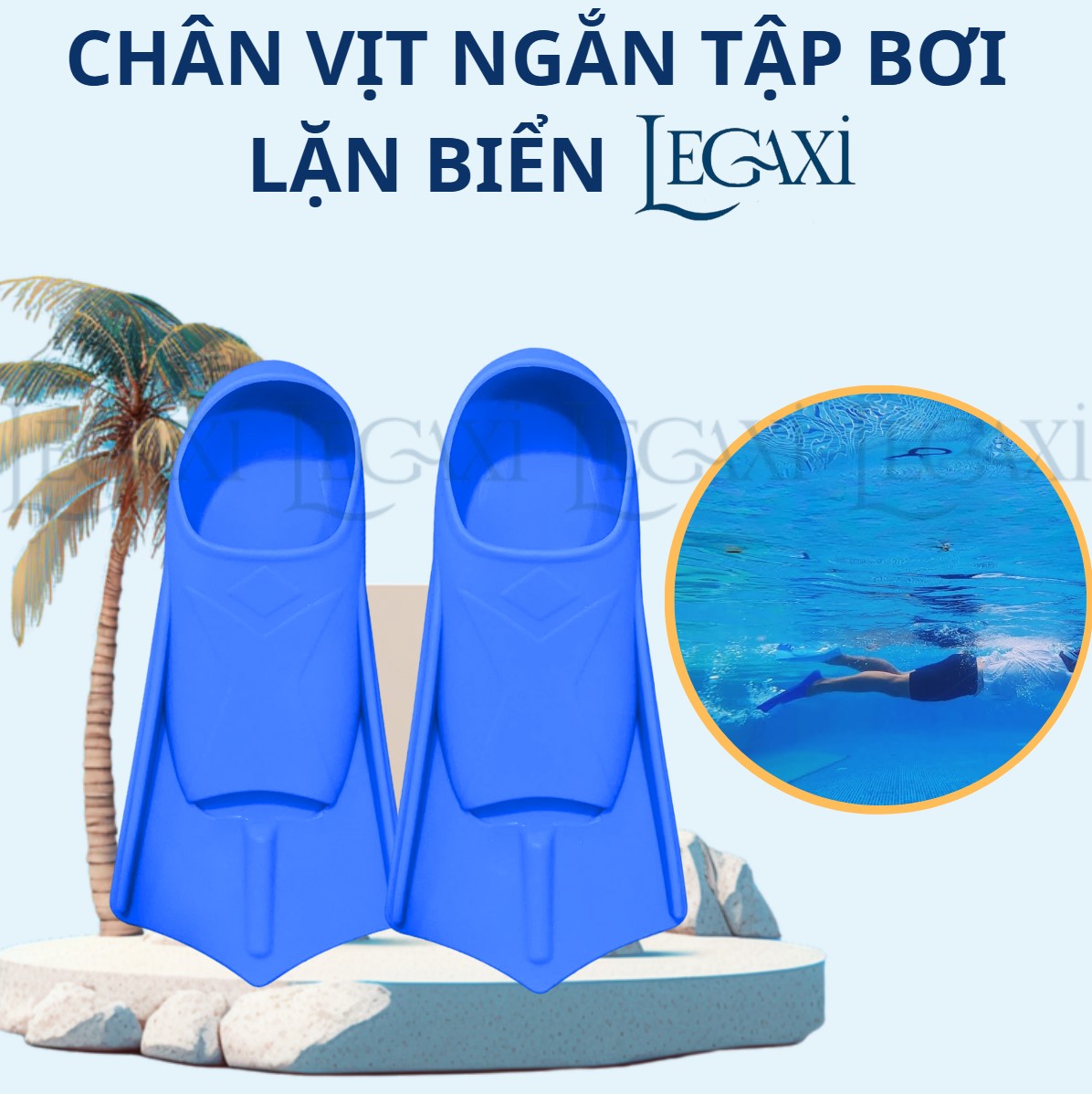 Chân Vịt Bơi Lội Silicon, Chân Nhái Lặn Biển Chuyên Nghiệp Bẻ Cong 90 Mềm Mại Cho Trẻ Em, Người lớn