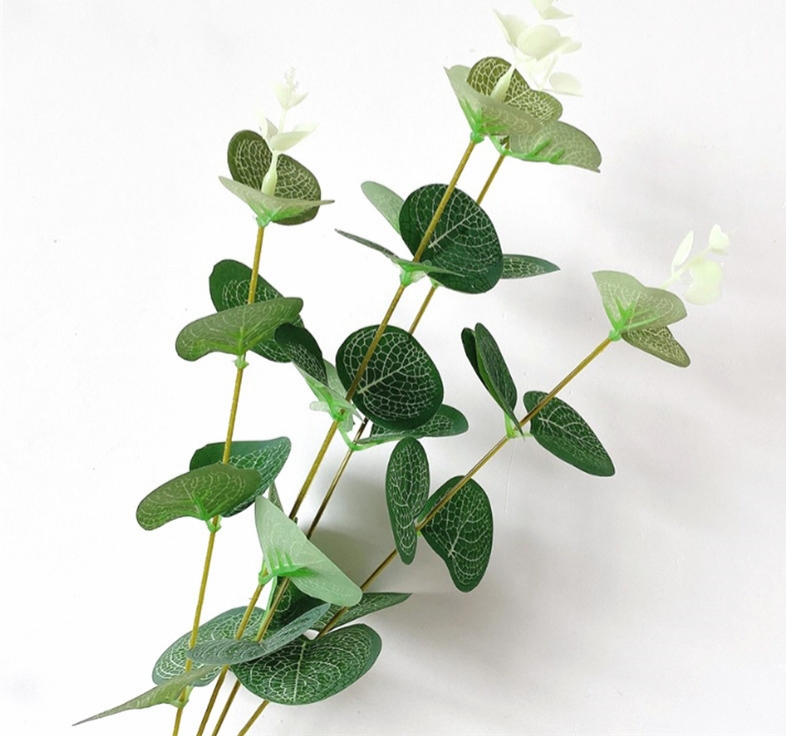 12 nhánh táo trang trí,lá táo trang trí kích thước nhánh cao 28cm