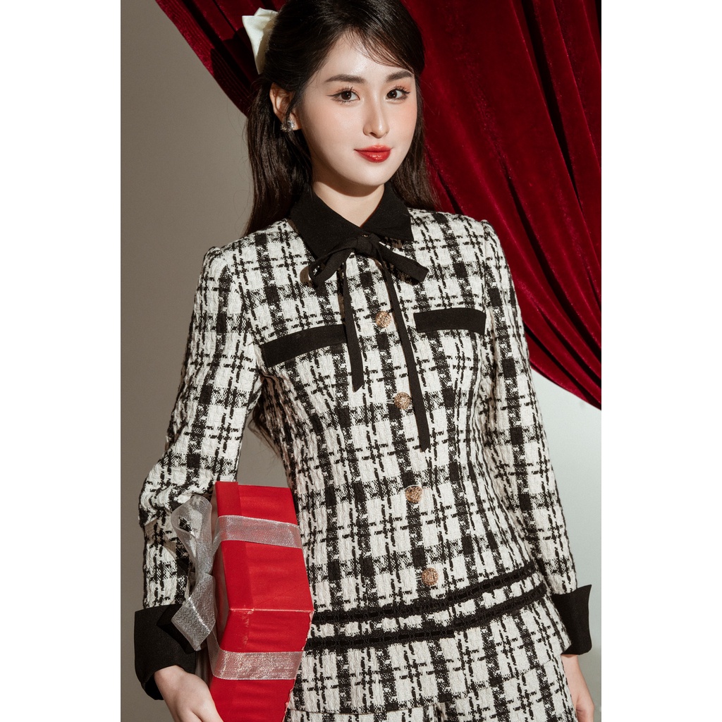 Áo dạ cổ đức tay măng sec lật tiinstore add638
