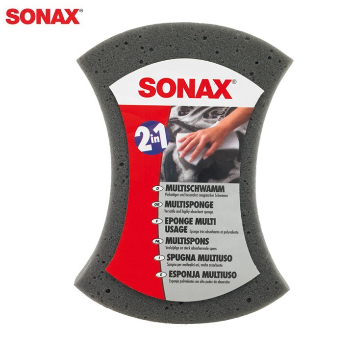 Xốp, bọt biển rửa xe ô tô, xe hơi cao cấp Sonax MultiSponge 428000