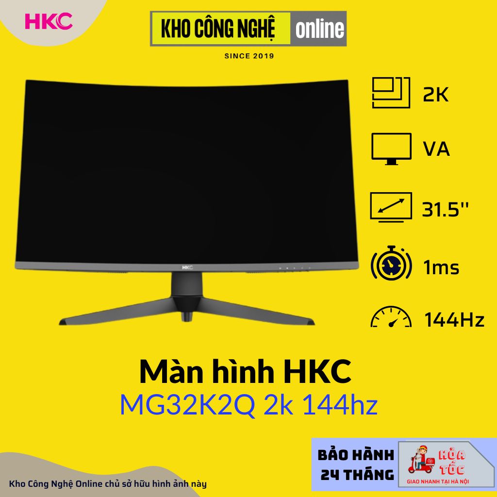 Curved screen gaming premium HKC MG32K2Q 2K 144Hz