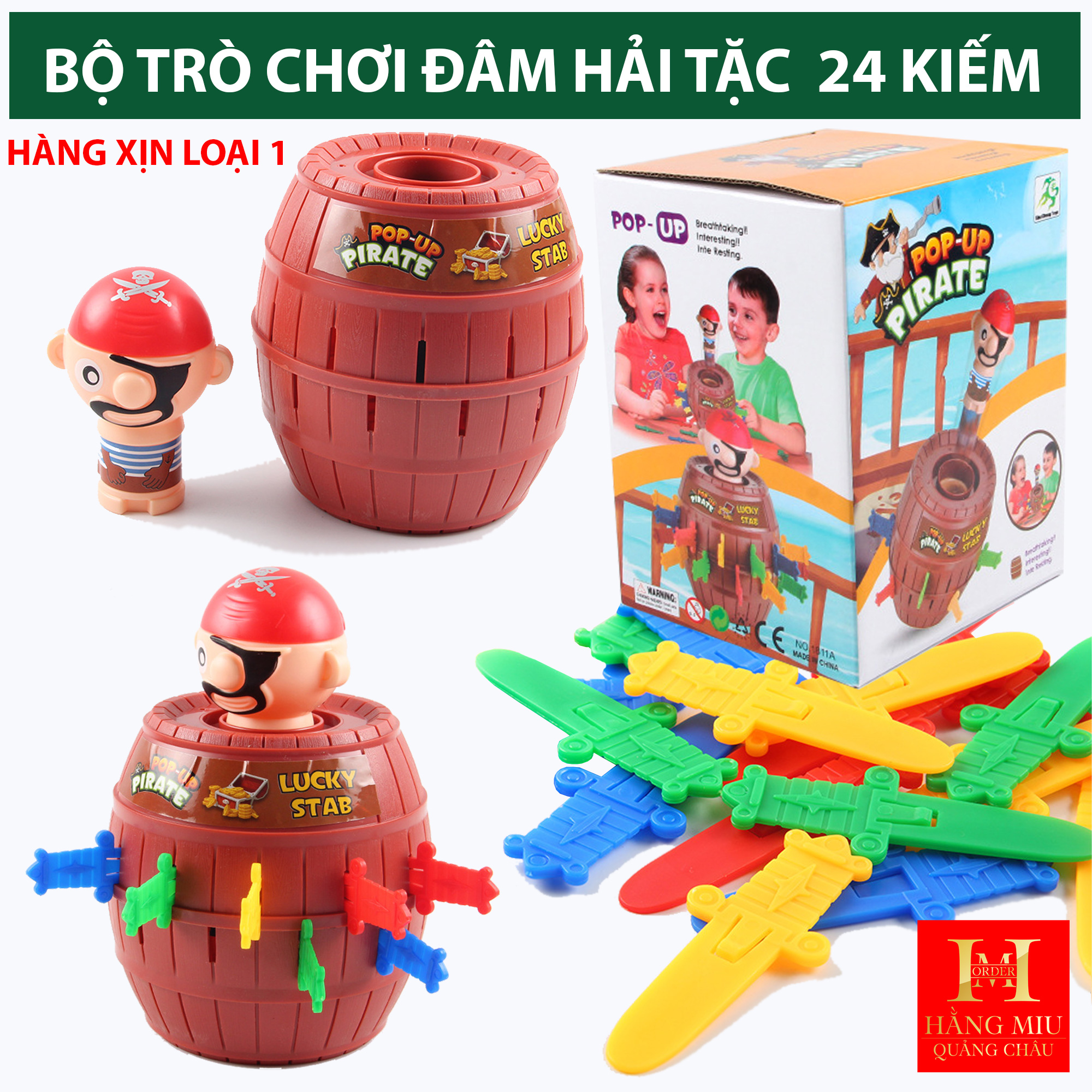 Bộ Trò Chơi Đâm Hải Tặc Chính Hãng - Hot Trend Running Man