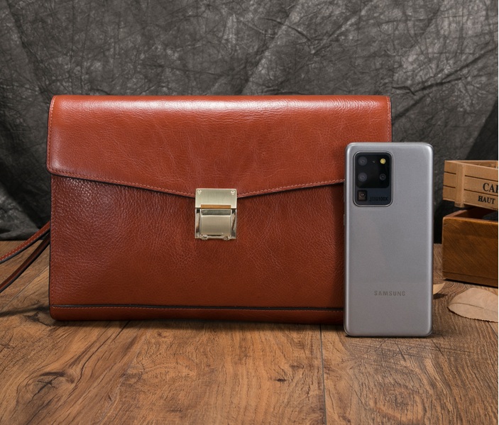 Ví  da nam cầm tay da thật V168