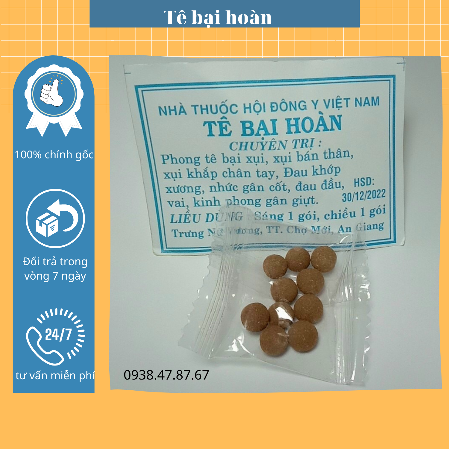 50 gói tê bại hoàn - đỗ thái nam