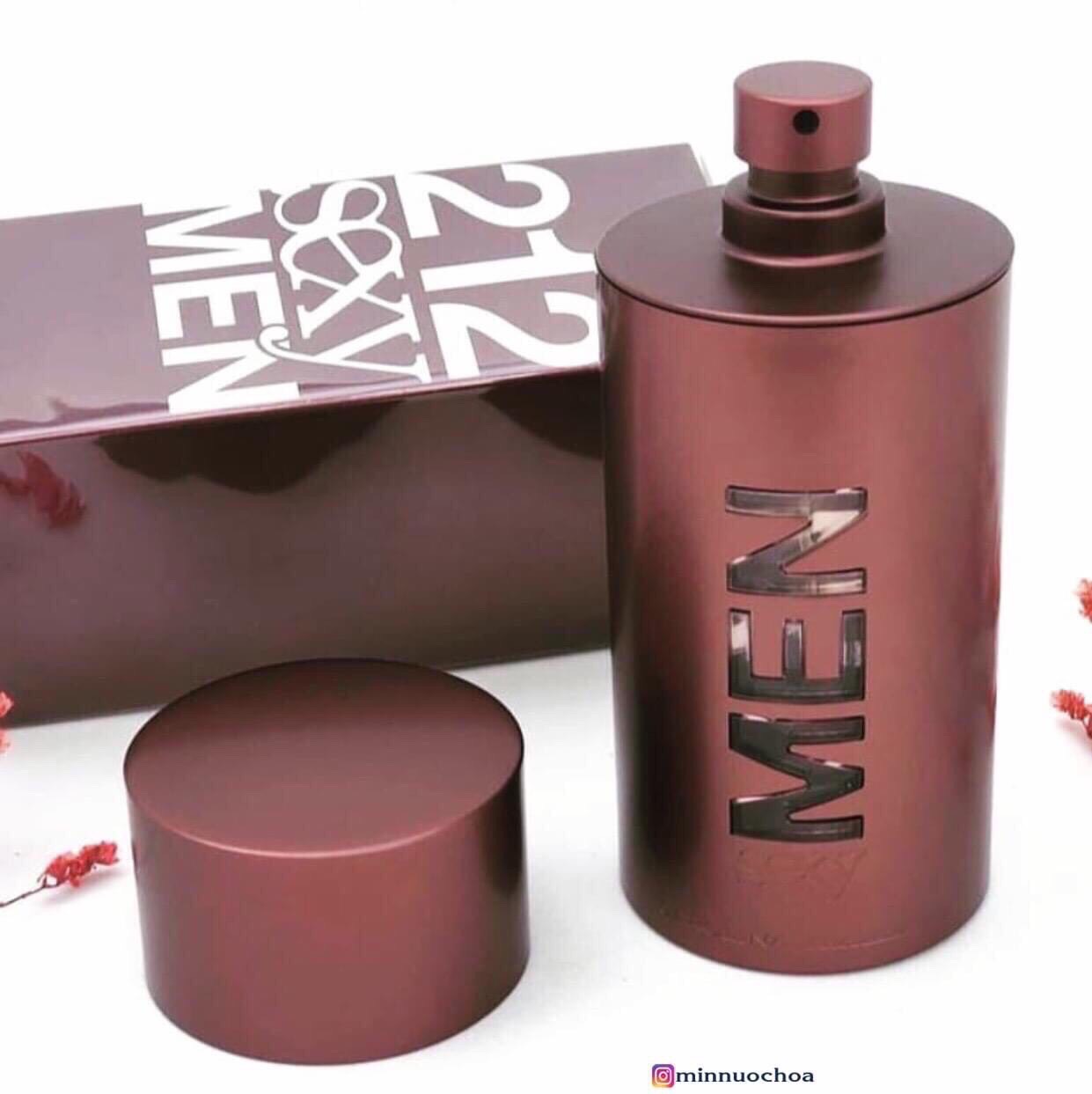 [SIÊU HOT] Nước Hoa 212 Sexy Men Carolina Herrera Eau De Toillet 100ml dạng xịt hương thơm lâu phai nồng ấm, gợi cảm và tinh tế