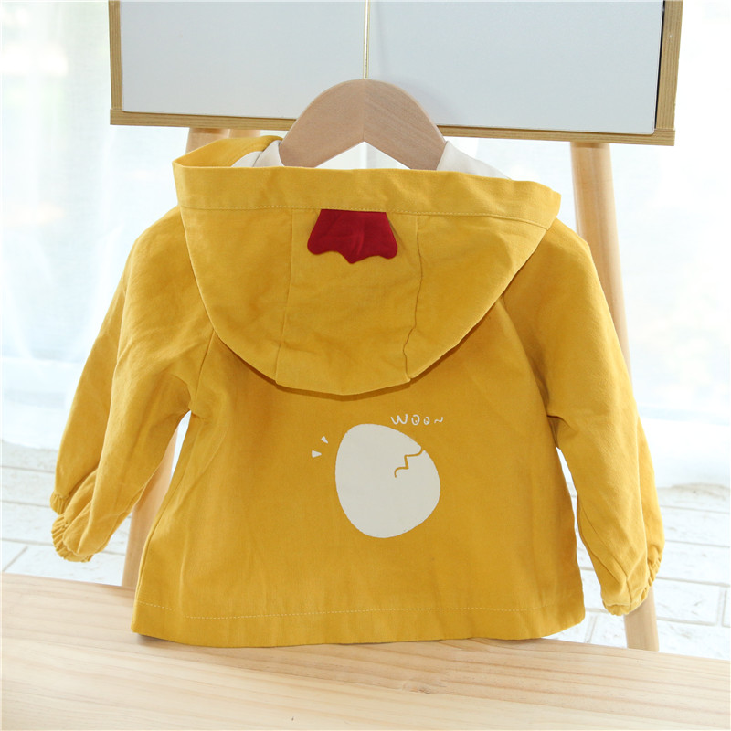 💓BÁN CHẠY💓 Áo khoác gió cho bé hình con gà chống mưa,chống nắng rất xinh xắn