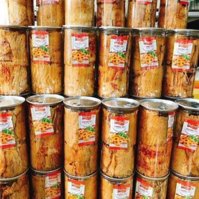 Combo 5 lon khô mực cán tẩm vị 1000kg