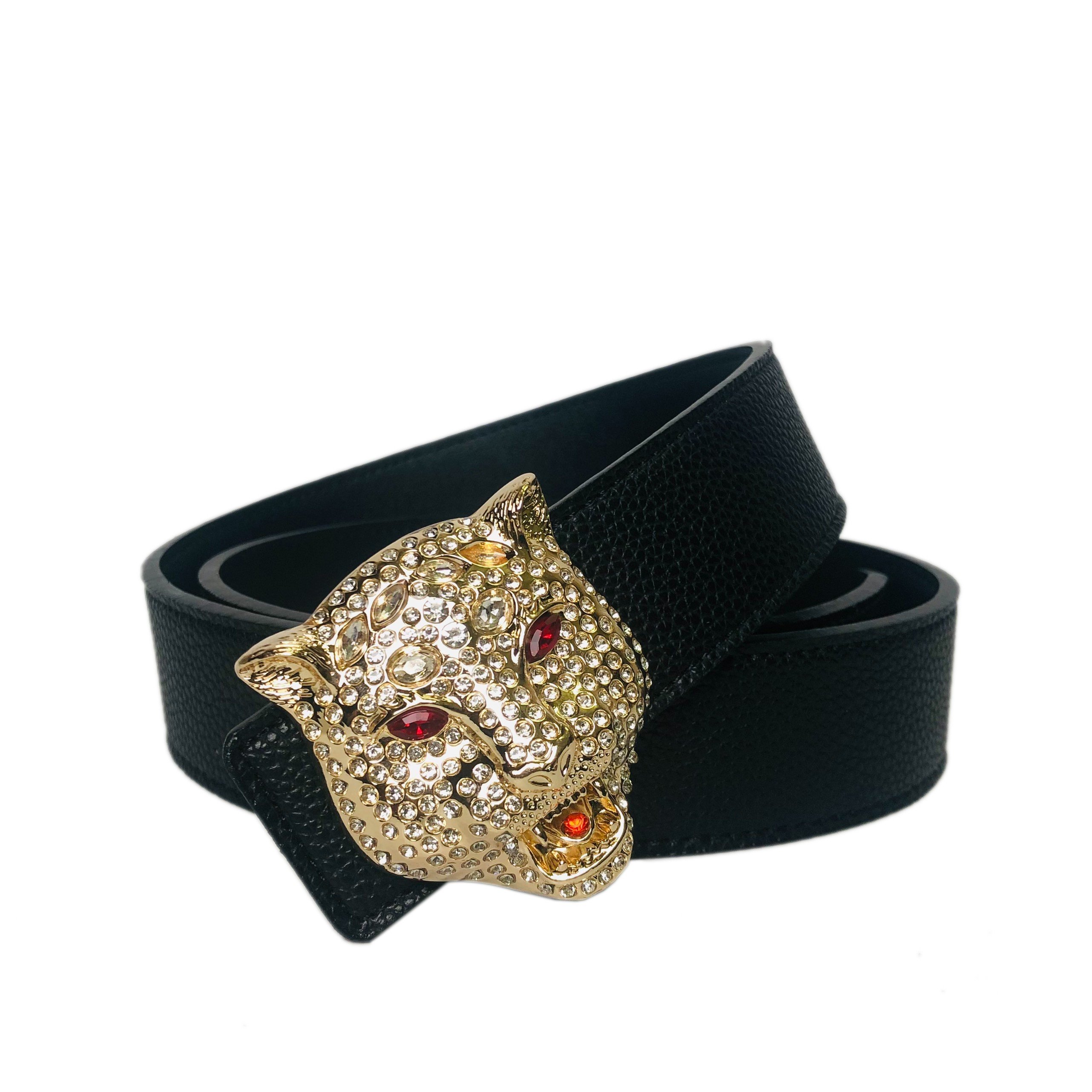 Thắt Lưng Nam 12 Con Giáp / Mặt Báo Nạm Đá / Dây Lưng Nam Hàng Hiệu