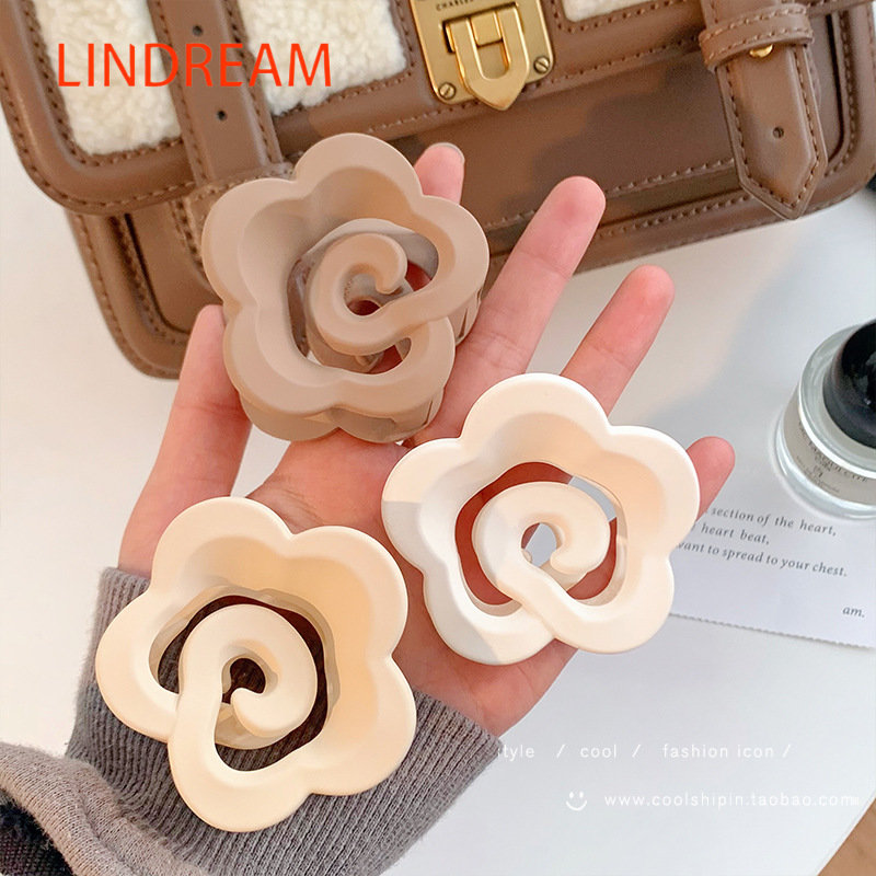 Lindream kẹp tóc hoa trà thời trang hàn quốc-intl