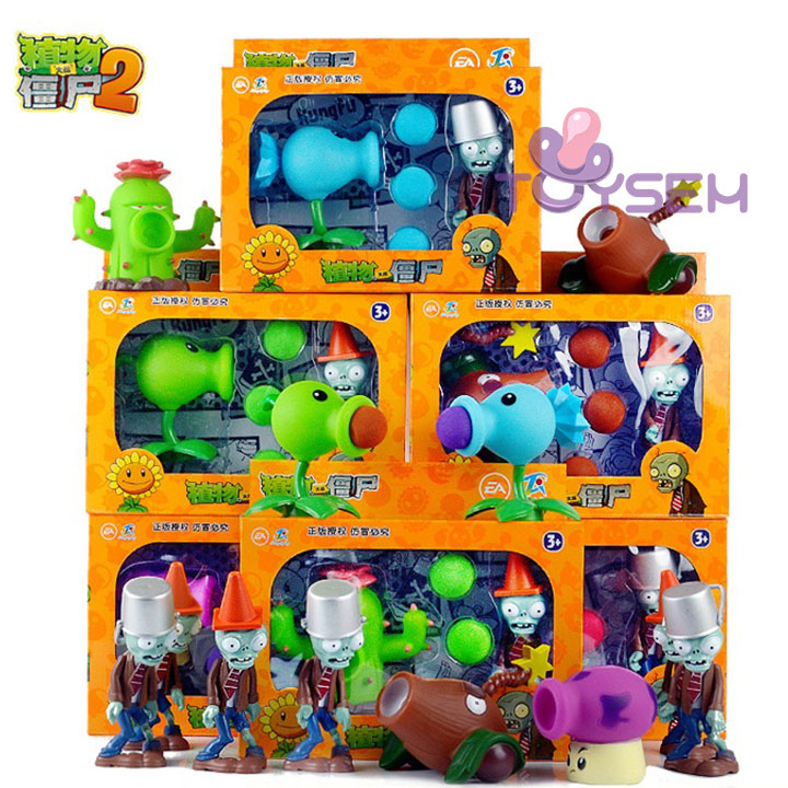 Đồ chơi trái cây đại chiến bắn plants vs zombies 2 - Đồ chơi zombie cho bé trai, bé gái cute - Quà tặng sinh nhật cho các trẻ từ 3 tuổi trở lên - Hoa quả nổi giận