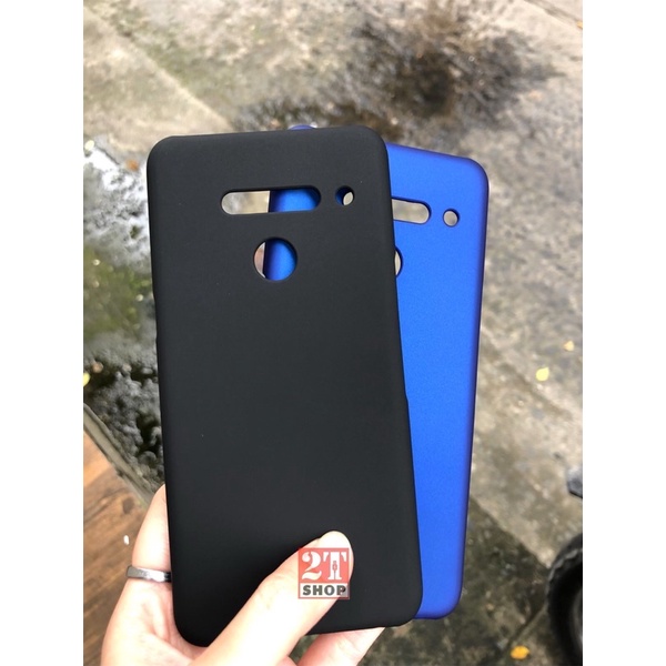 Ốp lưng nhựa cứng, màu trơn dành cho lg v50 thinq