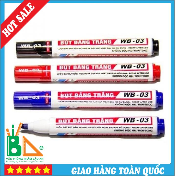 Bút dạ bảng thiên long wb-03 - bút lông bảng - bút viết bảng trắng - 1 chiếc