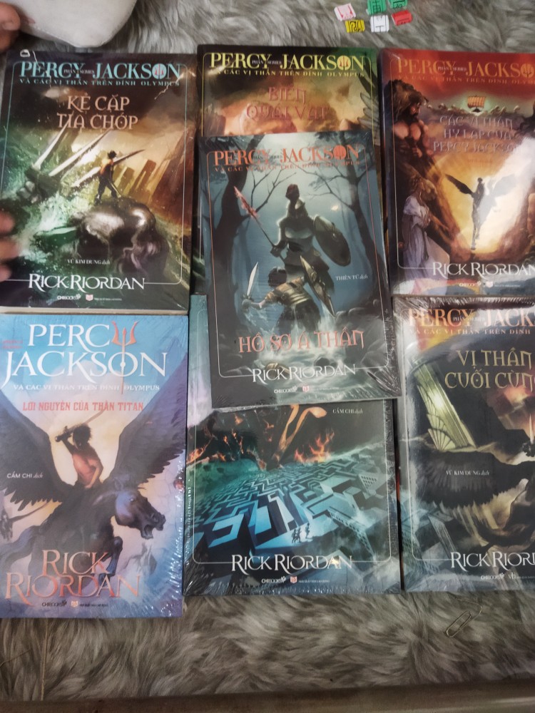 Percy Jackson Kẻ cắp tia chớp  (Trọn bộ 7 Tập ) - Rick Riordan