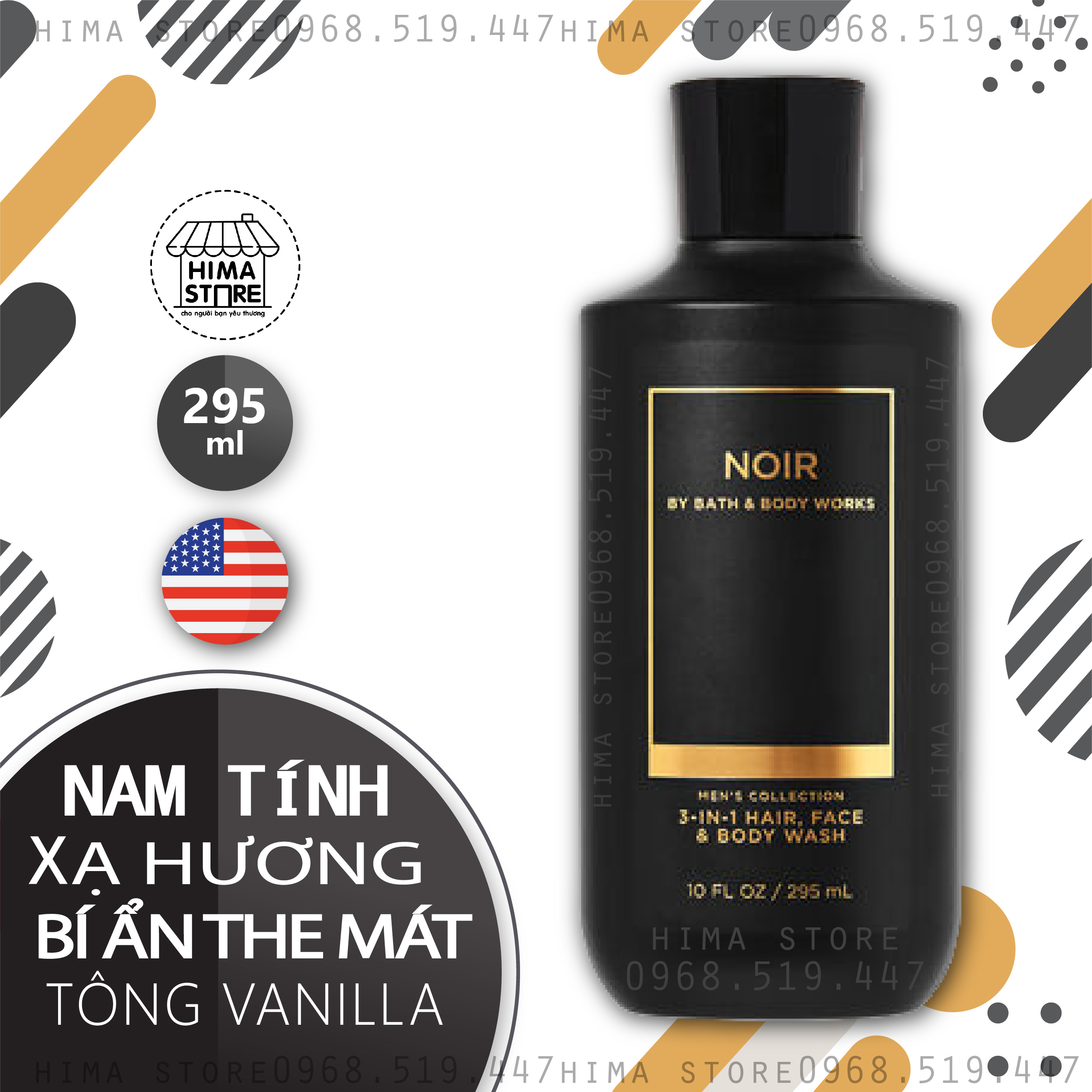 Sữa Tắm Toàn Thân Bath & Body Works Shower Gel - NOIR (295ml)