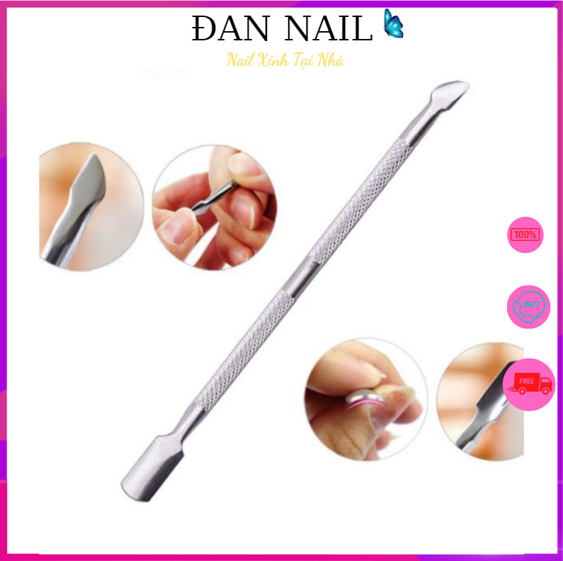 Cây đẩy da chết cây lấy khoé nail inox - Phụ kiện nail giá rẻ
