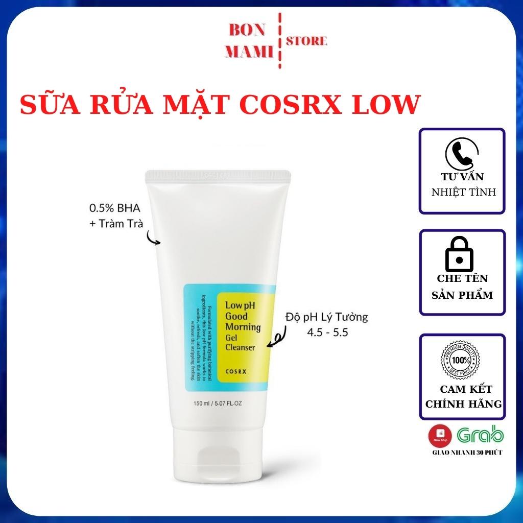 Sữa rửa mặt cosrx low ph good morning gel cleanser 150ml