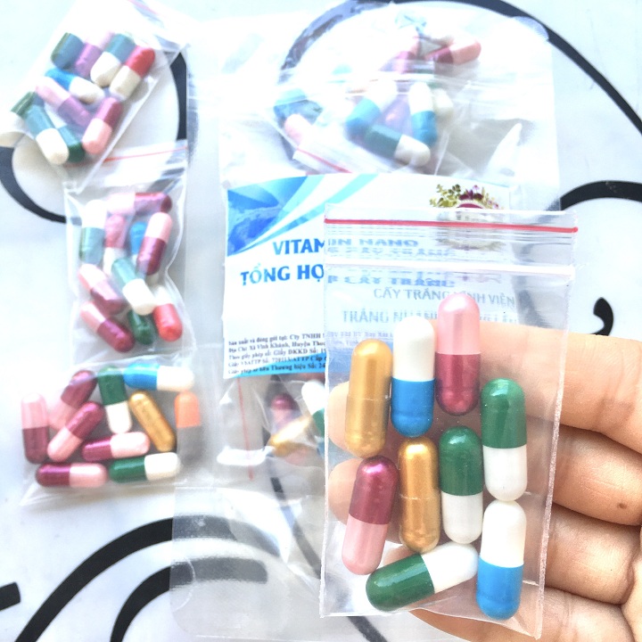 Combo 10 Viên kích trắng cấp tốc, viên cấy trắng nhanh gấp 10 lần