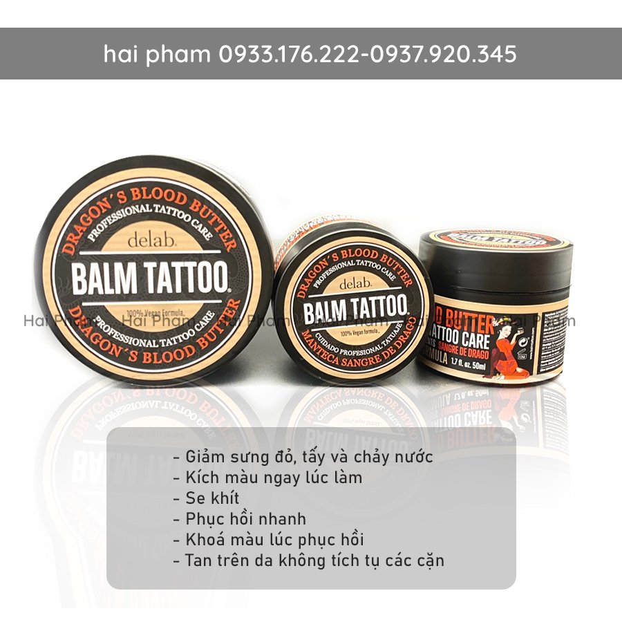 Dưỡng Balm Tattoo, Dưỡng Sau Xăm Tattoo Chính Hãng