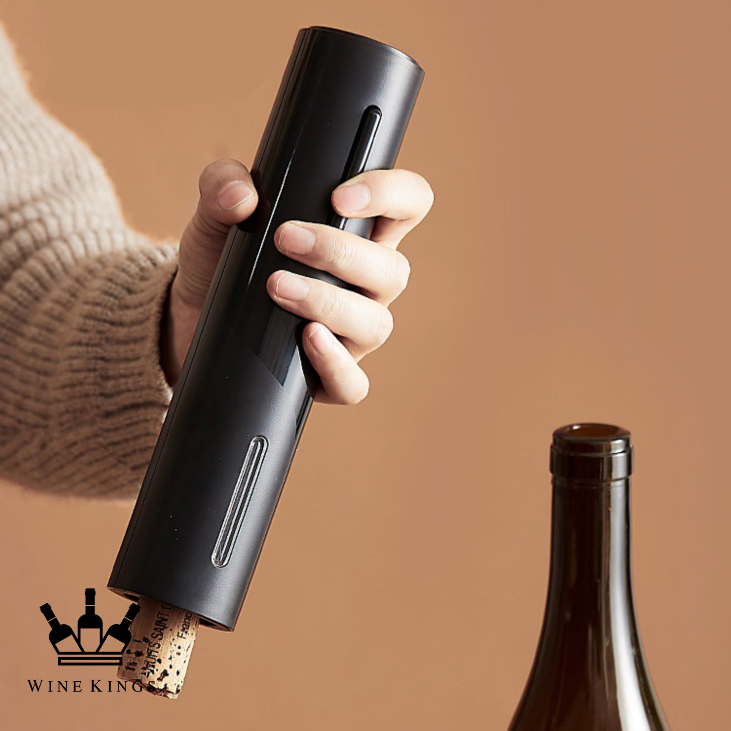 Mở Rượu Vang tự động, Khui Vang Tự Động - dùng pin và dùng sạc chuẩn C.
