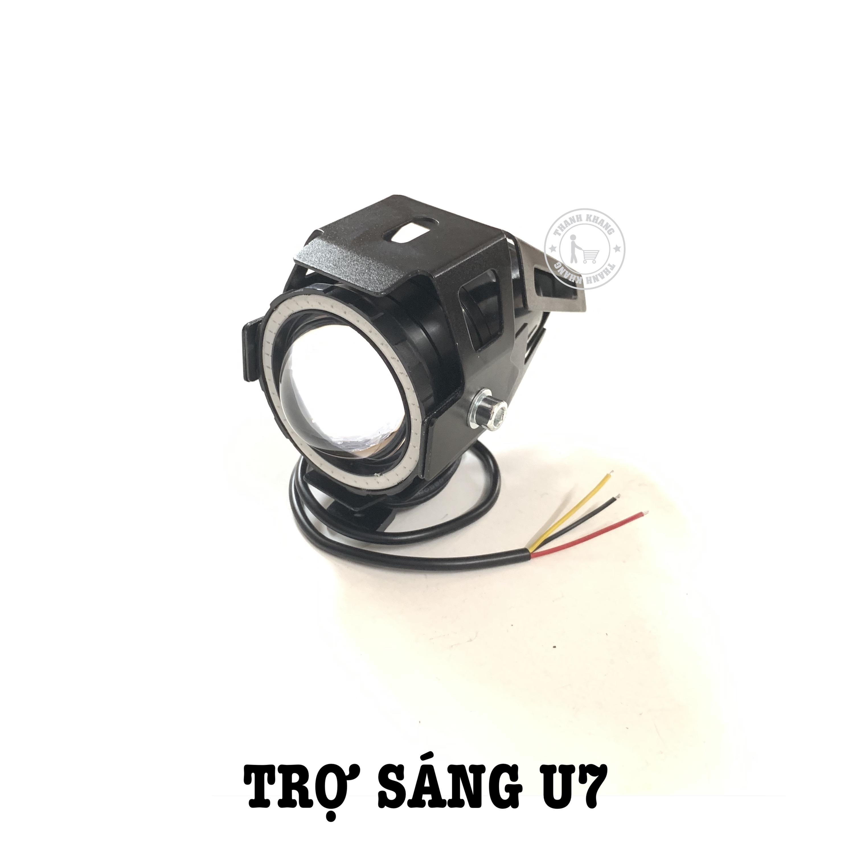 Đèn Fa led trợ sáng bi cầu U7 3 chức năng cho xe máy Thanh Khang màu ngẫu nhiên 002000039