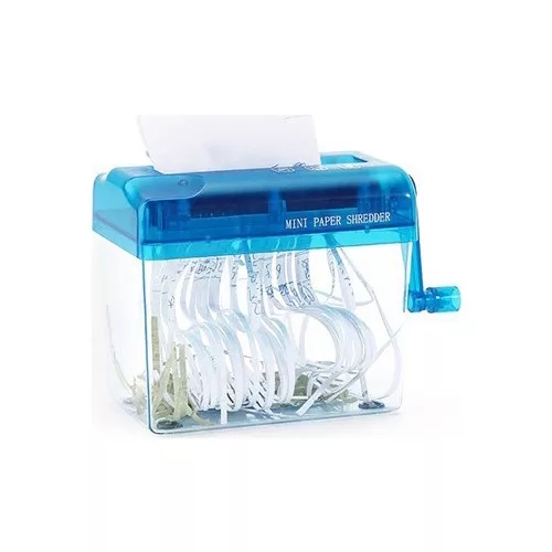 Máy hủy giấy mini cầm tay - Máy cắt giấy, phù hợp cho văn phòng, trường học - Máy cắt giấy cầm tay tiện dụng